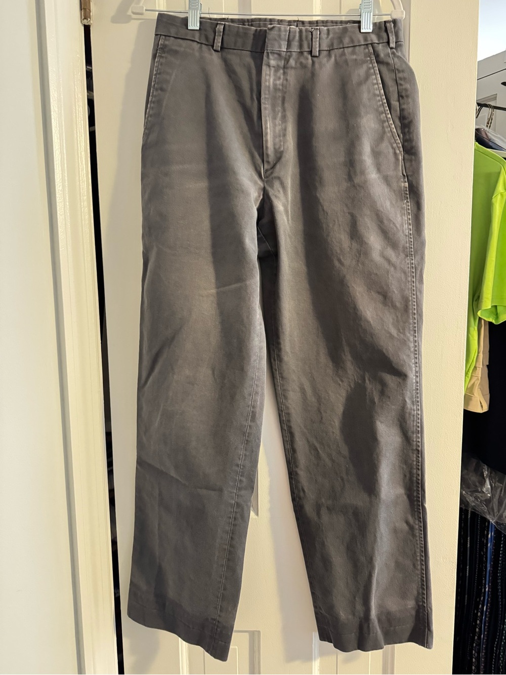 Men's Blue Casual Chino Pants - Classic Straight Fit